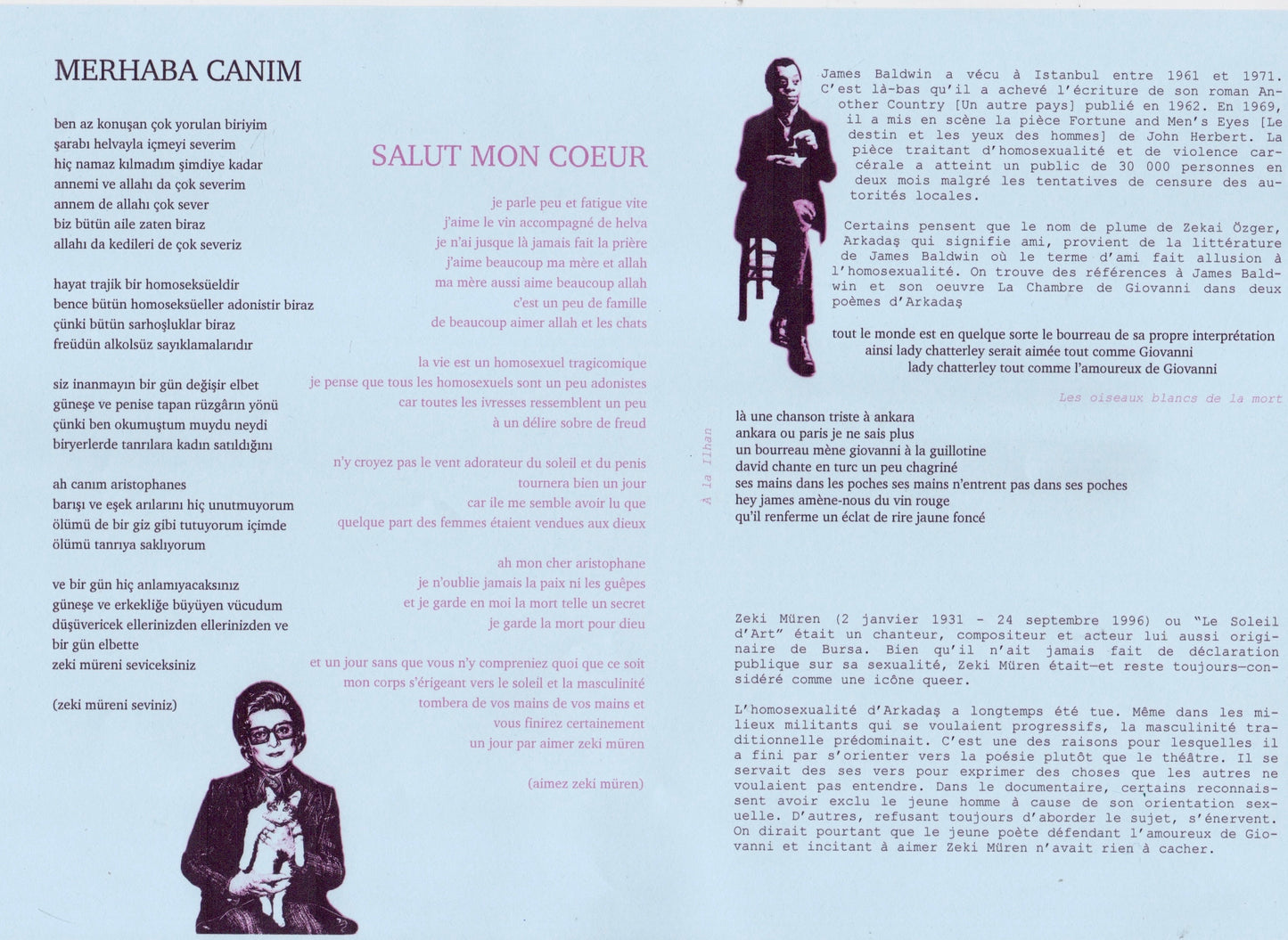 Arkadaş Z. Özger - La Tragédie d'un jeune homme imberbe • La Réparation • Salut mon coeur • Offrande
